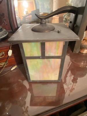 Arts and Crafts style outdoor light