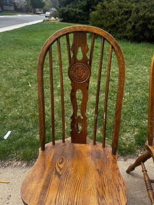 2 Antique Chairs - Rounded Tops
