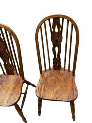 2 Antique Chairs - Rounded Tops