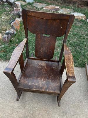 Antique Wooden Rocking Chair