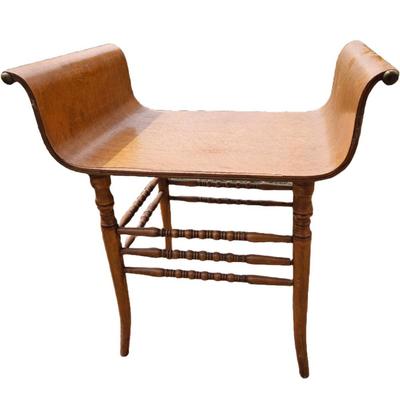 Bentwood Roman Style Bench Stool