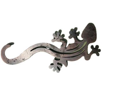 Lizard or Gecko Metal Outdoor Decor
