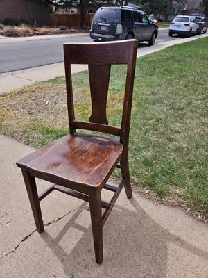 Antique wooden chair