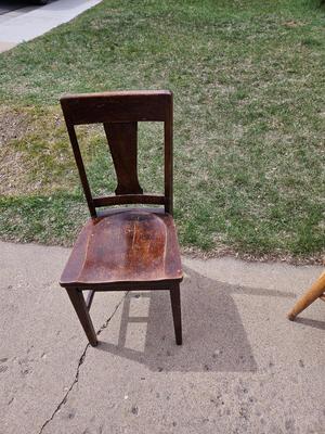 Antique wooden chair