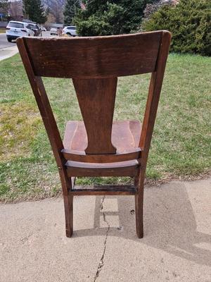 Antique wooden chair