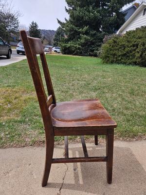 Antique wooden chair