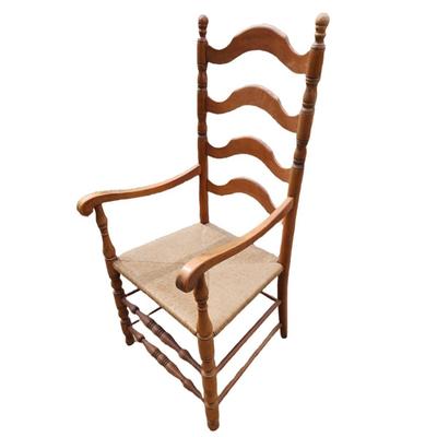 Antique Wood Arm Chair