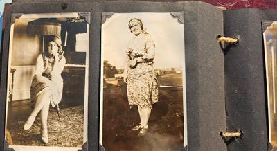 Sweet little vintage photo album with some girls who knew how to party!