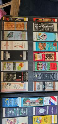 Advertising Matchbook covers, Large Collection!