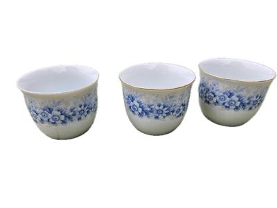 Set of 3: sake or tea cups