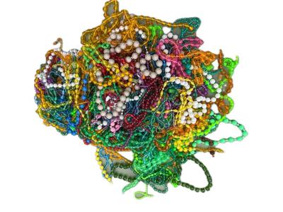 Bag of bead necklaces