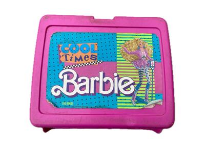 Barbie Lunch Box Plastic 80's