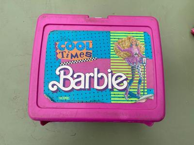 Barbie Lunch Box Plastic 80's