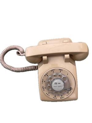 Vintage Bell System Made By Western Electric Rotary Phone Cream Beige