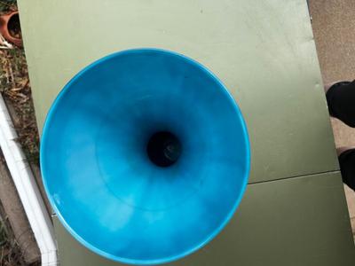 Purple & Blue Glass Vase