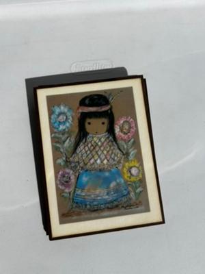 6 Small Paintings on wood plaques
