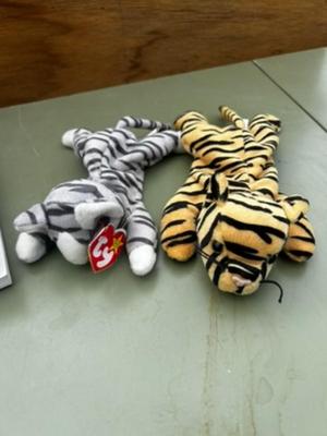 Beanie Baby set and Beanie Mania Book