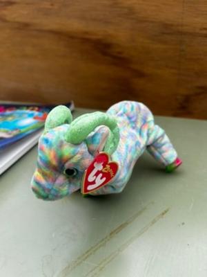 Beanie Baby set and Beanie Mania Book