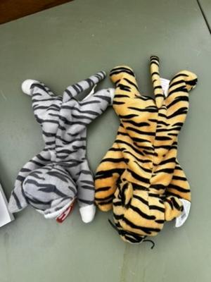 Beanie Baby set and Beanie Mania Book