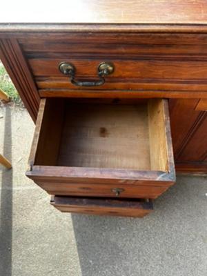 Buffet Side Table Wooden Chest