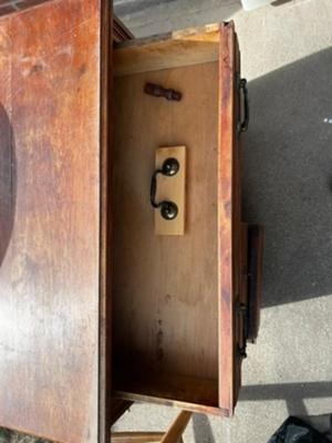 Buffet Side Table Wooden Chest
