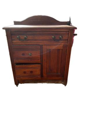 Buffet Side Table Wooden Chest