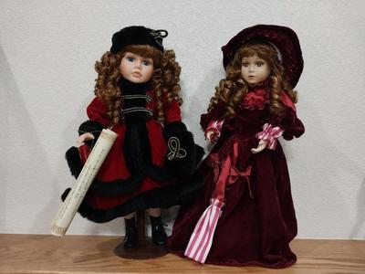 TWO COLLECTIBLE DOLLS