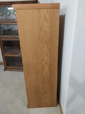 WOODEN FOUR DRAWER FILE CABINET