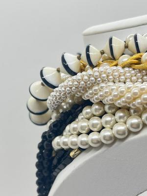 LOT 5: Vintage Beaded Necklace Lot: 1930's Art Glass and More!