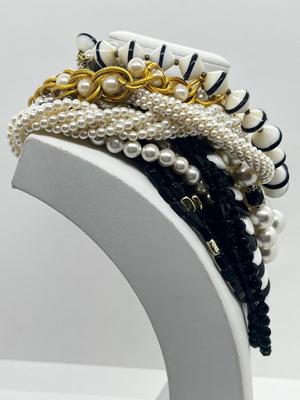 LOT 5: Vintage Beaded Necklace Lot: 1930's Art Glass and More!