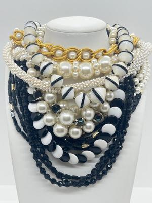 LOT 5: Vintage Beaded Necklace Lot: 1930's Art Glass and More!