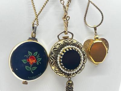 LOT 15: Collection of Vintage Pendant Watches - 23" and 24"