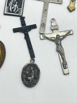 LOT 19: Religious Lot - Rosary, Pendants, Bracelet and More!