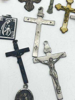 LOT 19: Religious Lot - Rosary, Pendants, Bracelet and More!