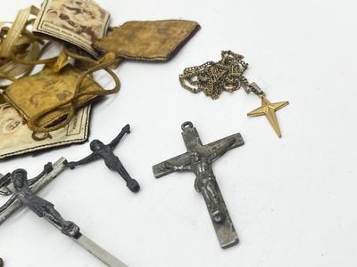 LOT 19: Religious Lot - Rosary, Pendants, Bracelet and More!
