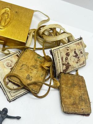 LOT 19: Religious Lot - Rosary, Pendants, Bracelet and More!