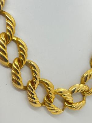 LOT 20: Goldtone Necklaces and Pierced Earrings