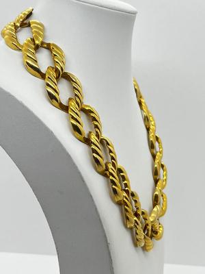 LOT 20: Goldtone Necklaces and Pierced Earrings