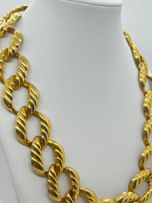 LOT 20: Goldtone Necklaces and Pierced Earrings