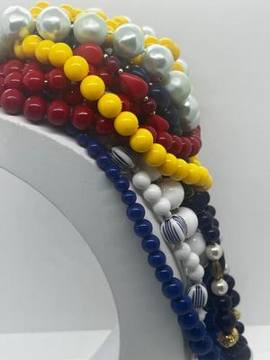 LOT 44: Retro Beaded Necklaces