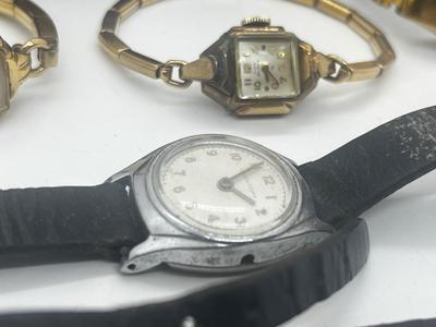 LOT 48: Vintage Watch/Clock Collection: Lady Elgin and More!