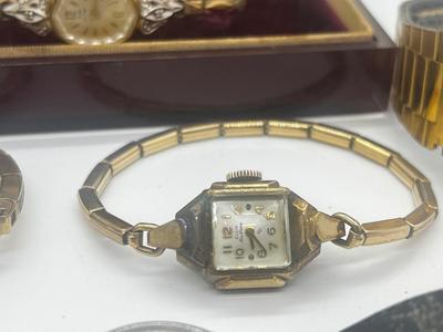 LOT 48: Vintage Watch/Clock Collection: Lady Elgin and More!