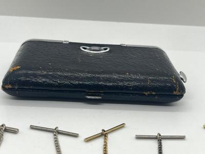 LOT 53: Tie Pins, Mini Binoculars and Pocket Knife