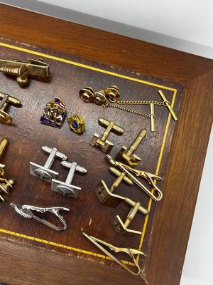 LOT 55: Collection of Cufflinks, Tie Pins and More!