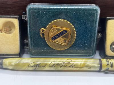 LOT 55: Collection of Cufflinks, Tie Pins and More!