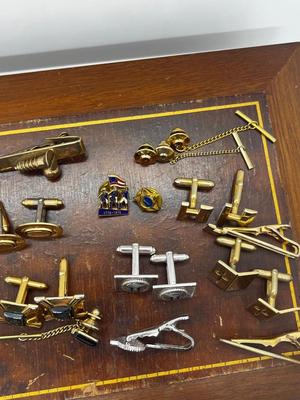 LOT 55: Collection of Cufflinks, Tie Pins and More!