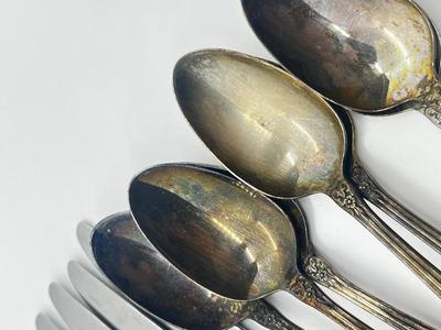 PRICE LOT 58: Vintage Silver Flatware - Forks and Spoons Total 393.93 Grams