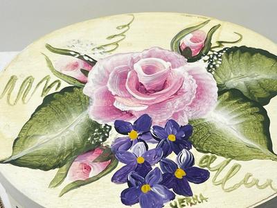 LOT 59: Assorted Treasures: Czech Art Glass "Dragon's Breath" Bracelet, Handpainted Wooden Box, 1904 Penny and Much More!
