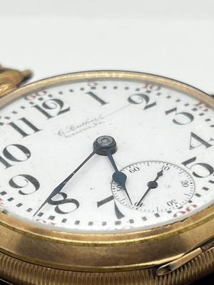 LOT 60: Vintage C. Luther, 17 Jewels, Philadelphia Watch Case Company Pocket Watch
