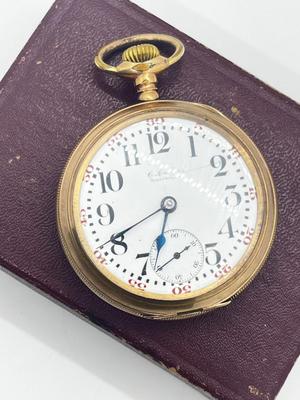 LOT 60: Vintage C. Luther, 17 Jewels, Philadelphia Watch Case Company Pocket Watch